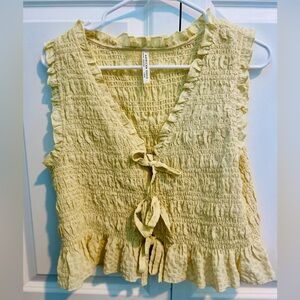 American Eagle Yellow Top